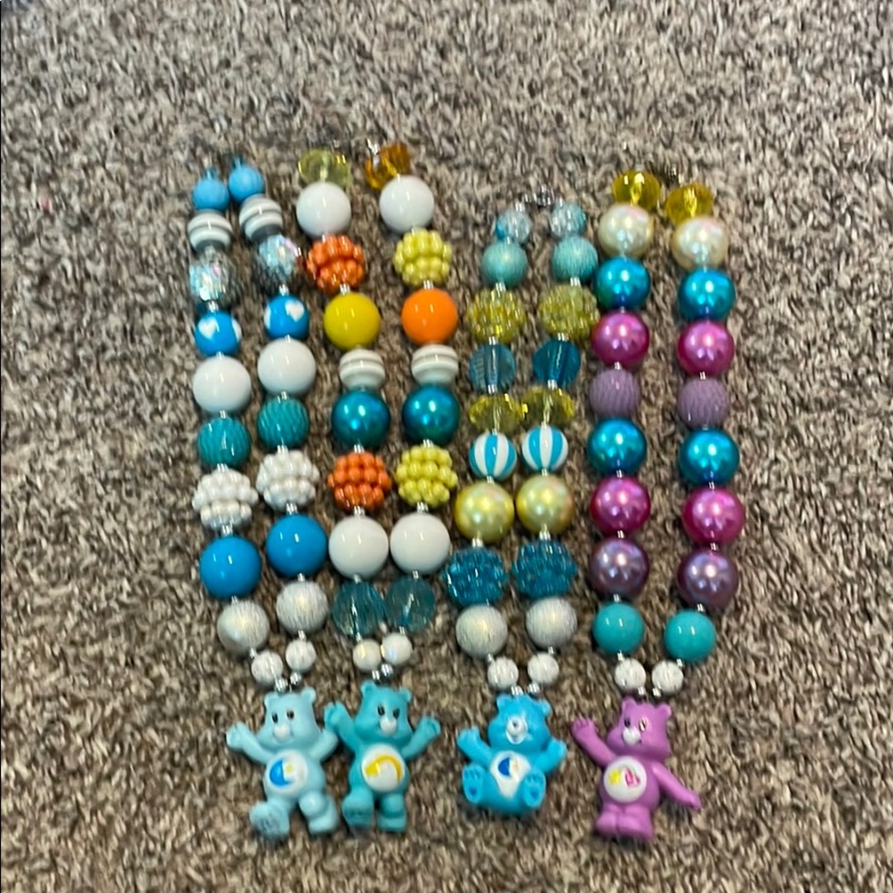 Care Bear Bubblegum necklaces